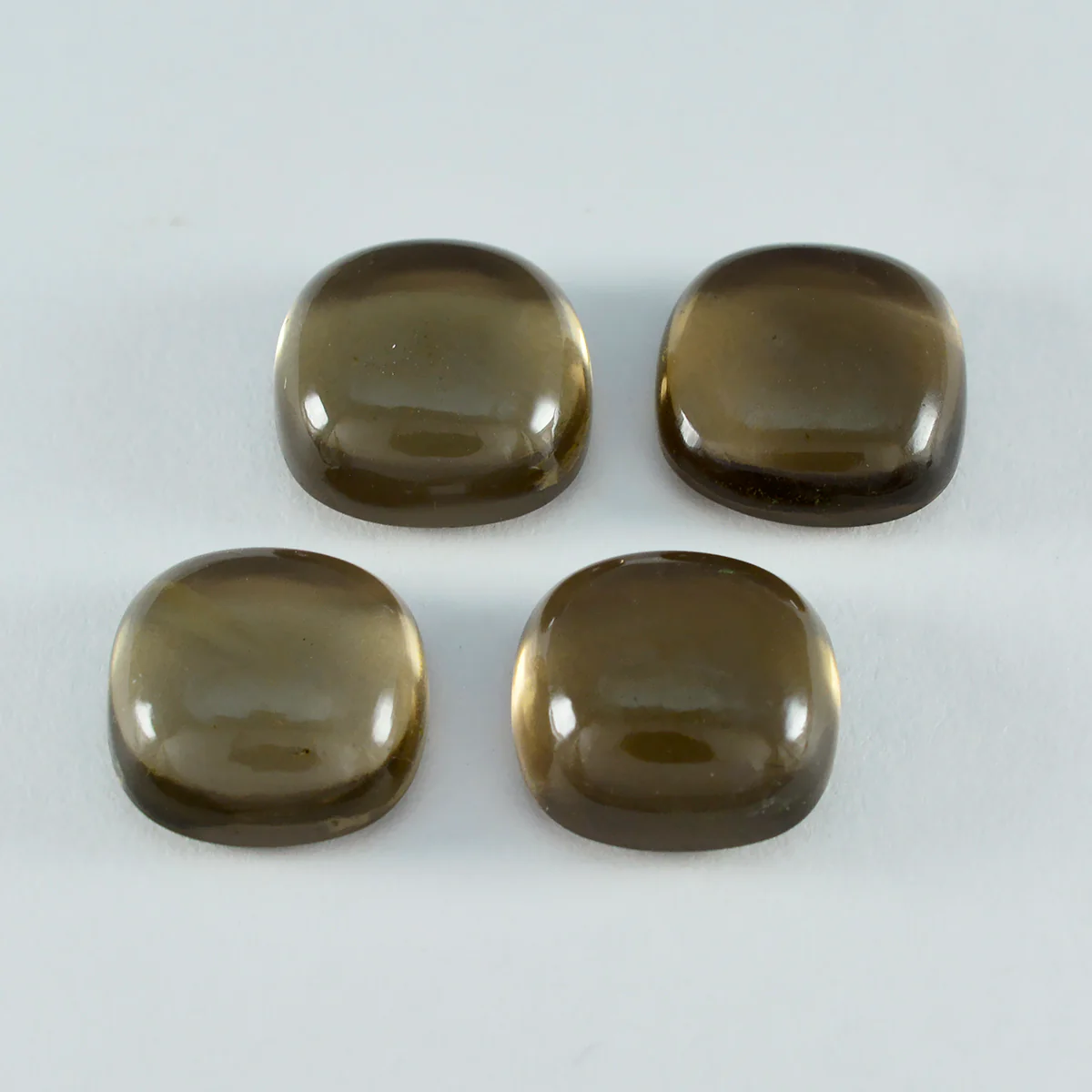 Smoky Quartz 1PC Large 11x11 MM Cushion Cabochon Brown Luster semi Precious Loose Gems - Image 3