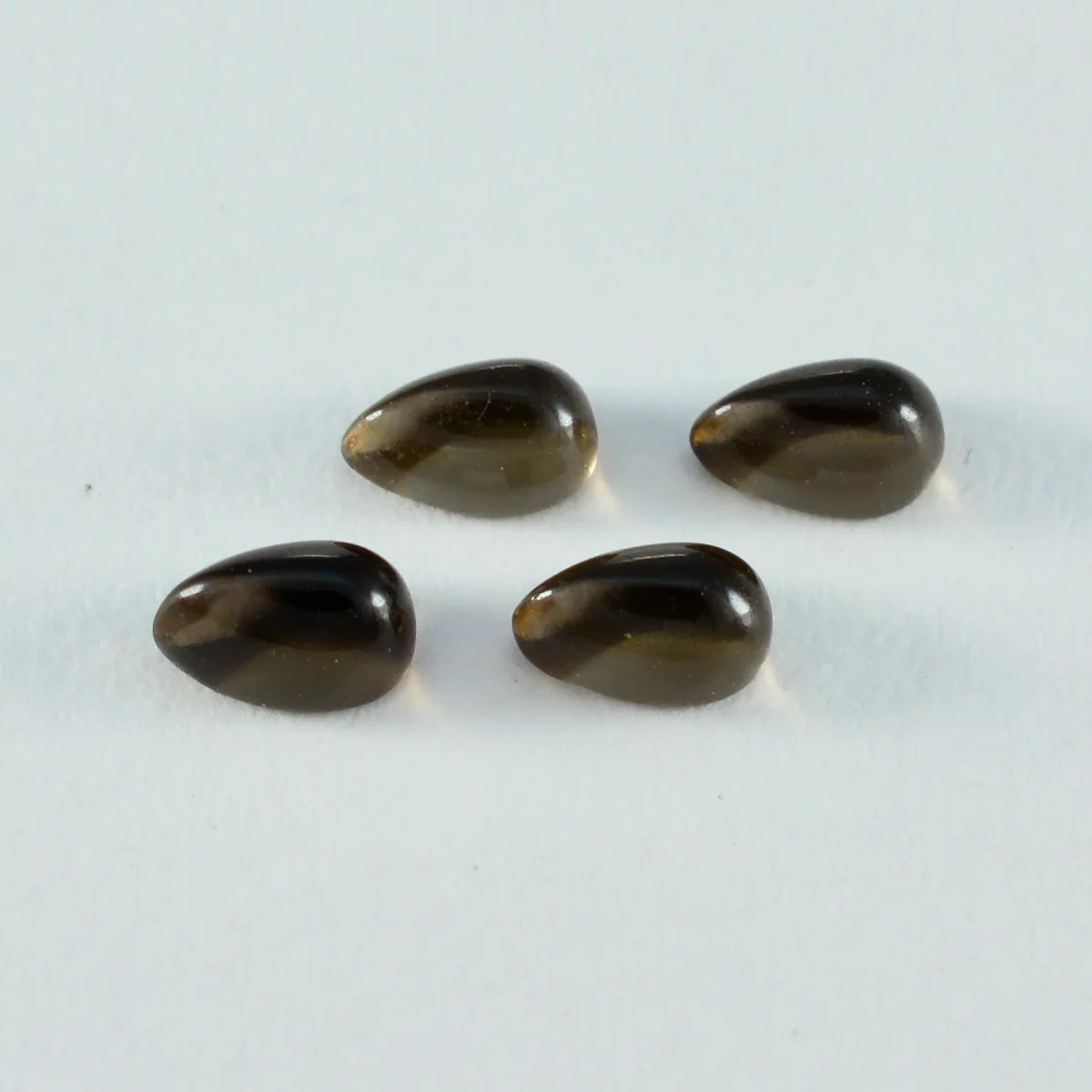 Smoky Quartz 1PC Large 8x12 MM Pear Cabochon Brown High-Quality semi Precious Loose Gemstones - Image 4
