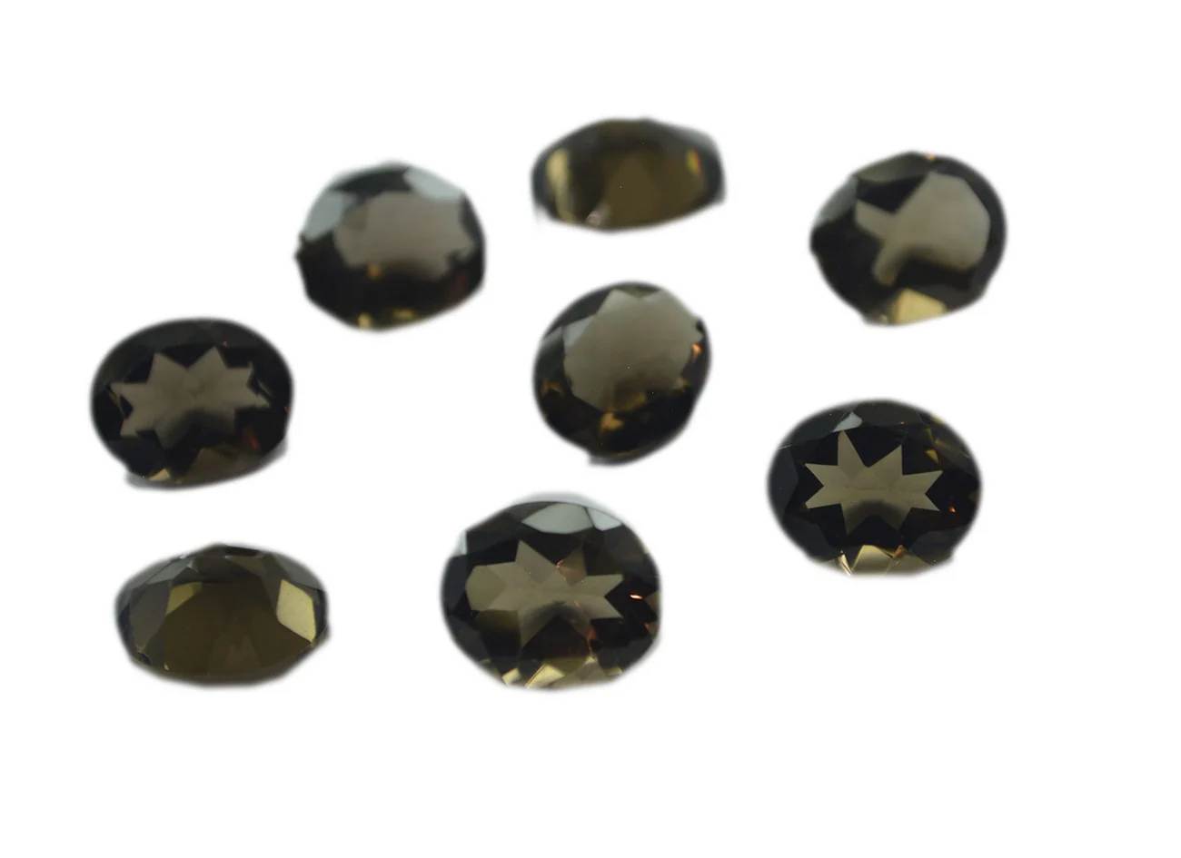 Smoky Quartz 1PC Large 9x11 MM Oval Faceted Brown Superior Semi Precious Gems - Image 4