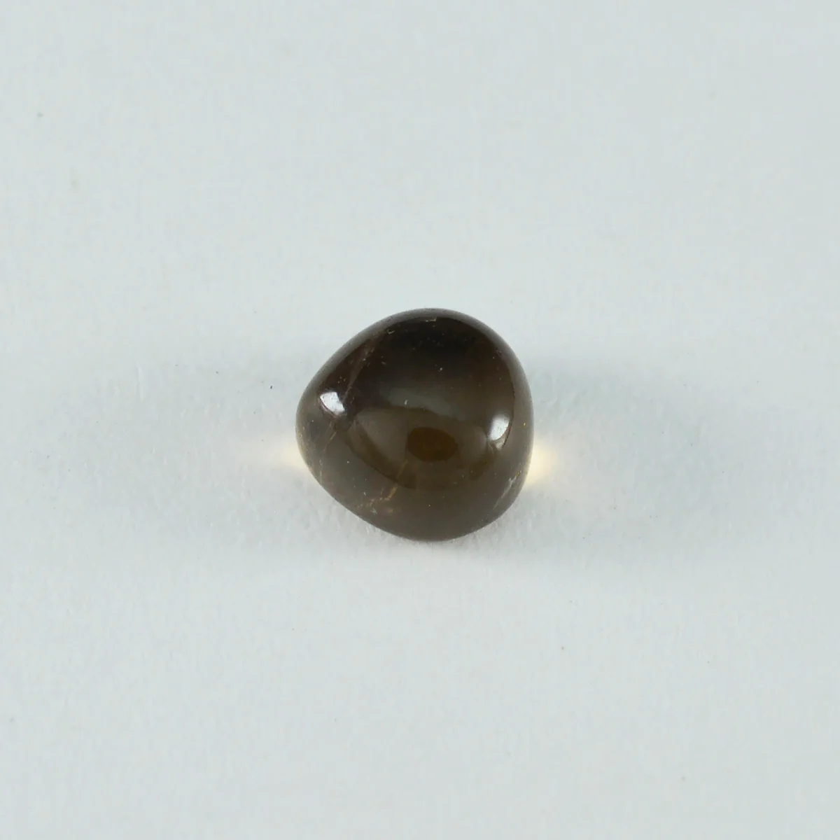 Smoky Quartz 1PC Medium 9x9 MM Heart Cabochon Brown Superior semi Precious Gems
