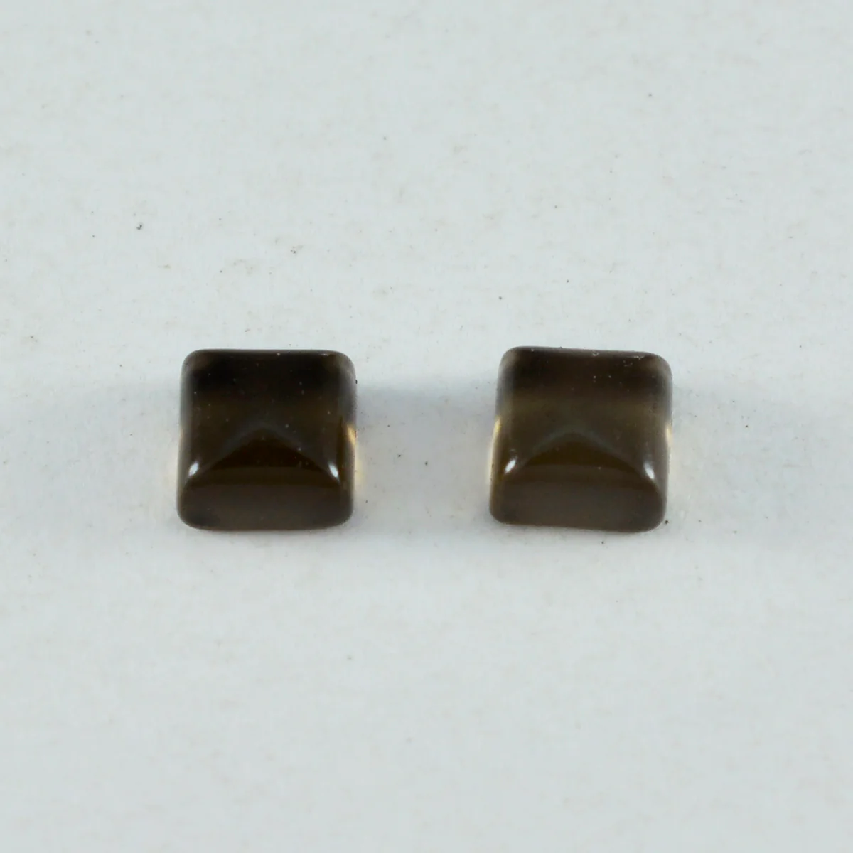 Smoky Quartz 1PC Medium 9x9 MM Square Cabochon Brown Fine semi Precious Semi Precious Gemstone - Image 2