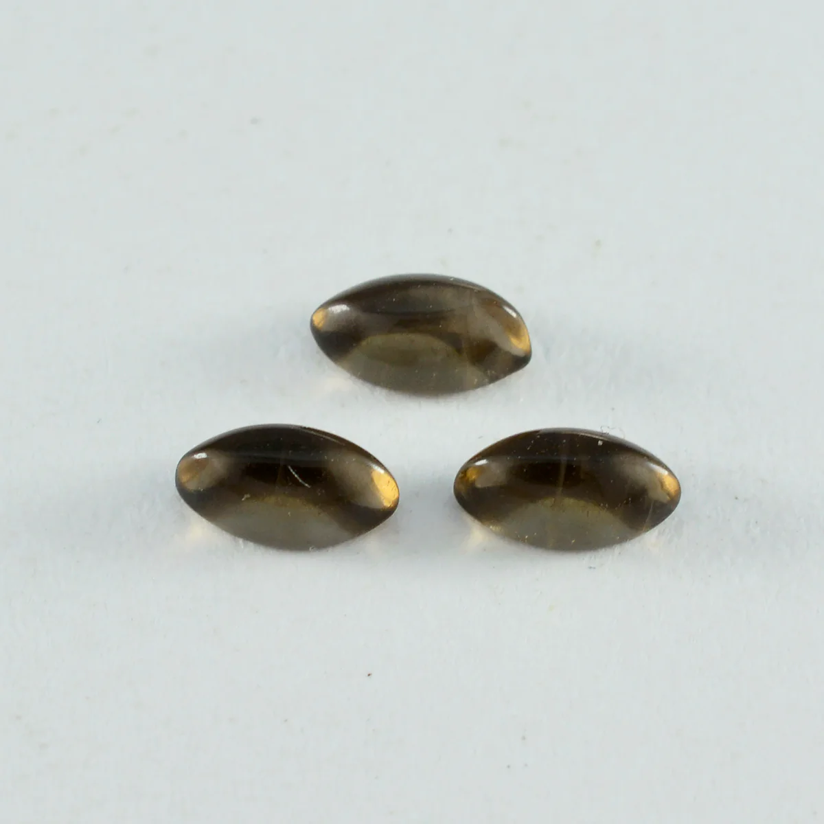 Smoky Quartz 1PC Small 5x10 MM Marquise Cabochon Brown Brilliant semi Precious Loose Gemstones