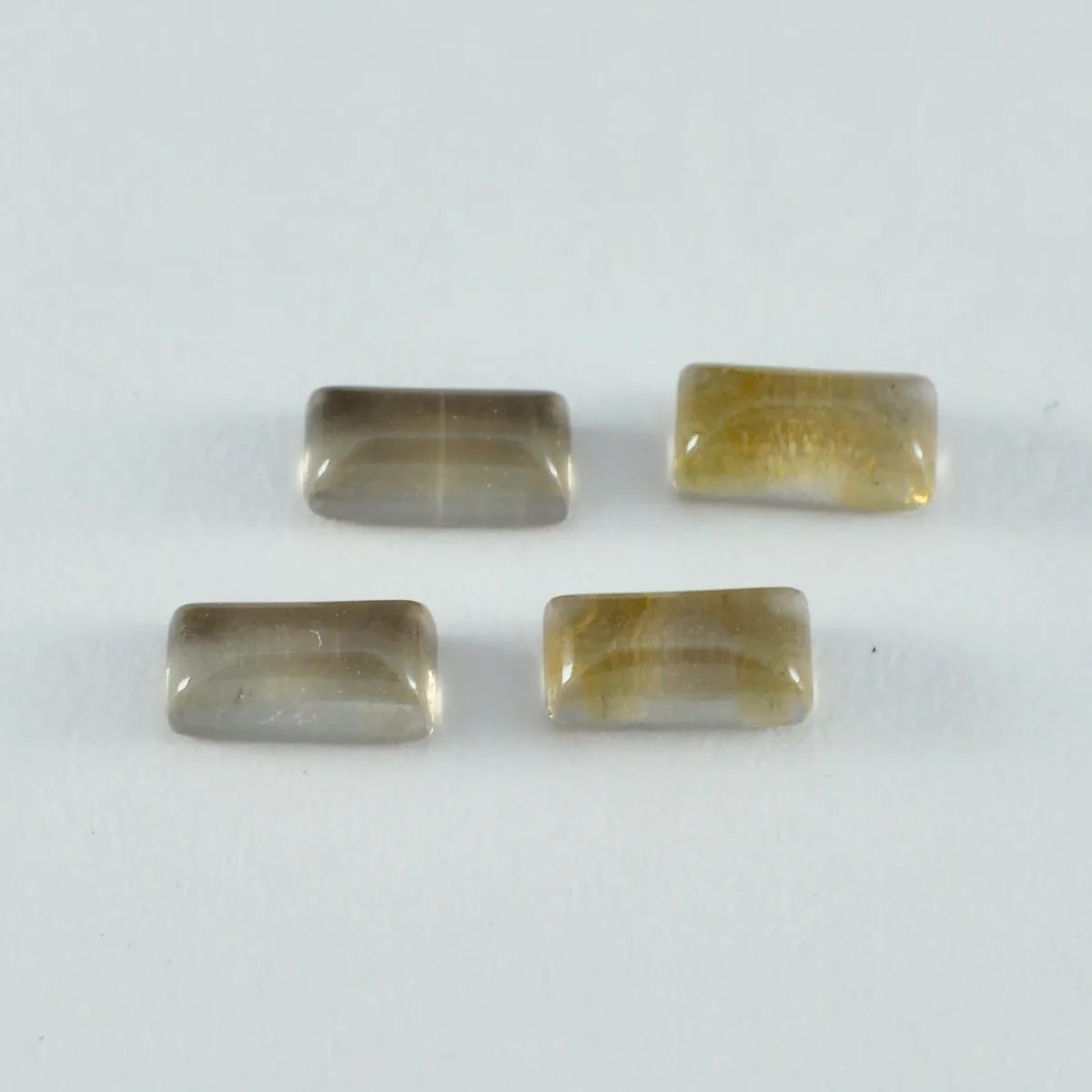 Smoky Quartz 1PC Small 6x12 MM Baguette Cabochon Brown Superior semi Precious Semi Precious Gemstone - Image 2