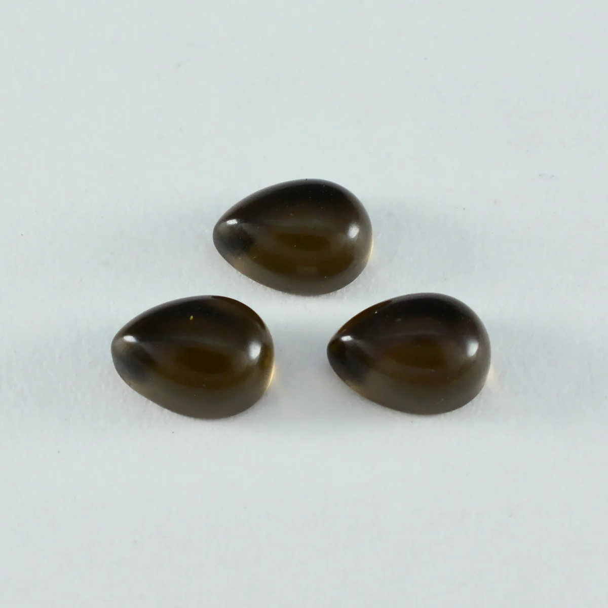 Smoky Quartz 1PC Small 6x9 MM Pear Cabochon Brown Splendid semi Precious Semi Precious Gemstone - Image 3