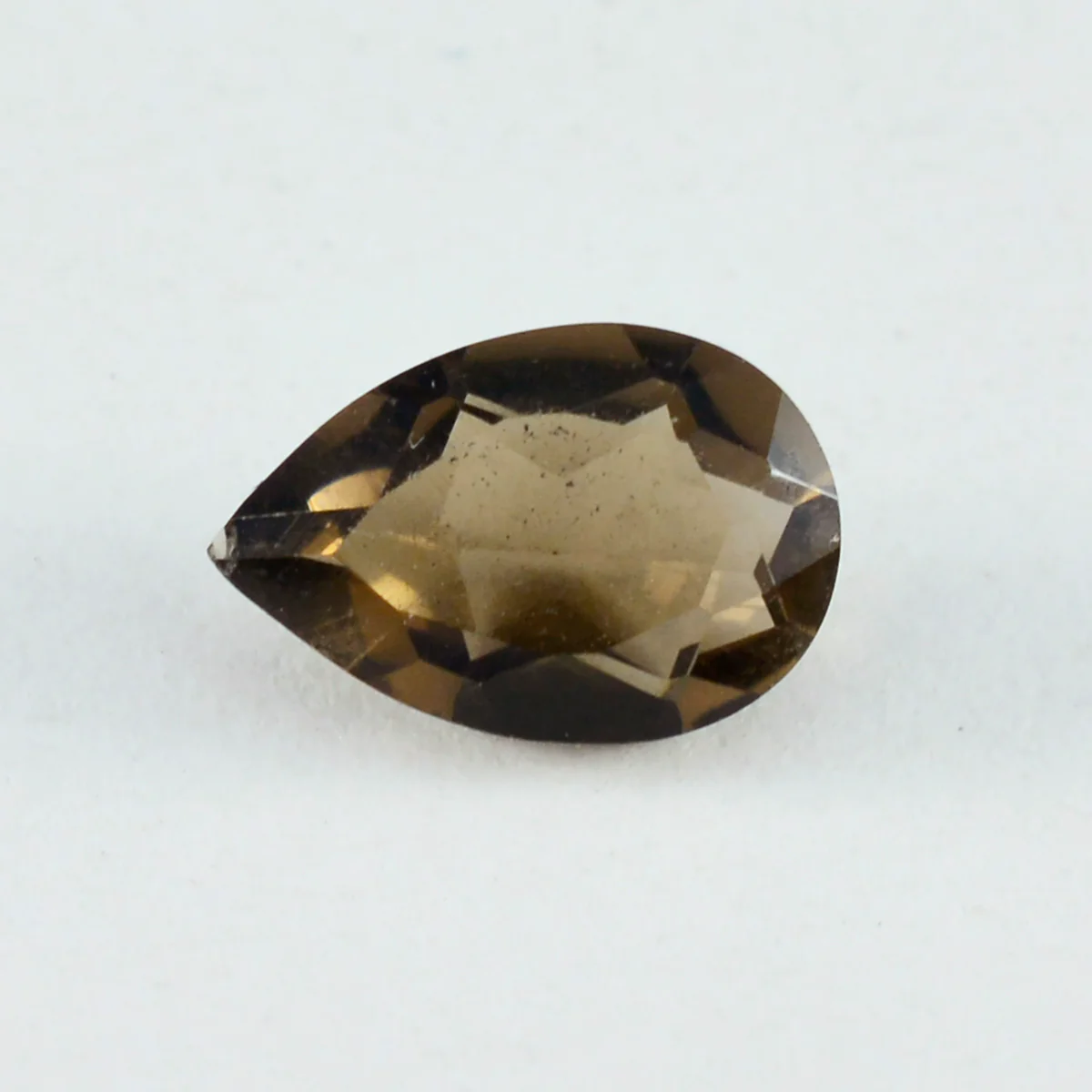 Smoky Quartz 1PC Small 6x9 MM Pear Faceted Brown Splendid Semi Precious Loose Gemstone - Image 3