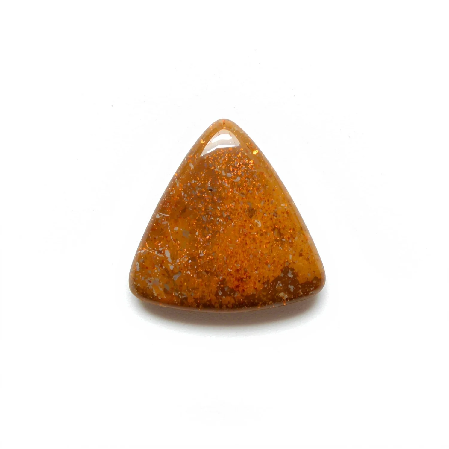 Sun Stone 1PC Large 10x10 MM Triangle Cabochon Blue Pure semi Precious Precious Gemstone