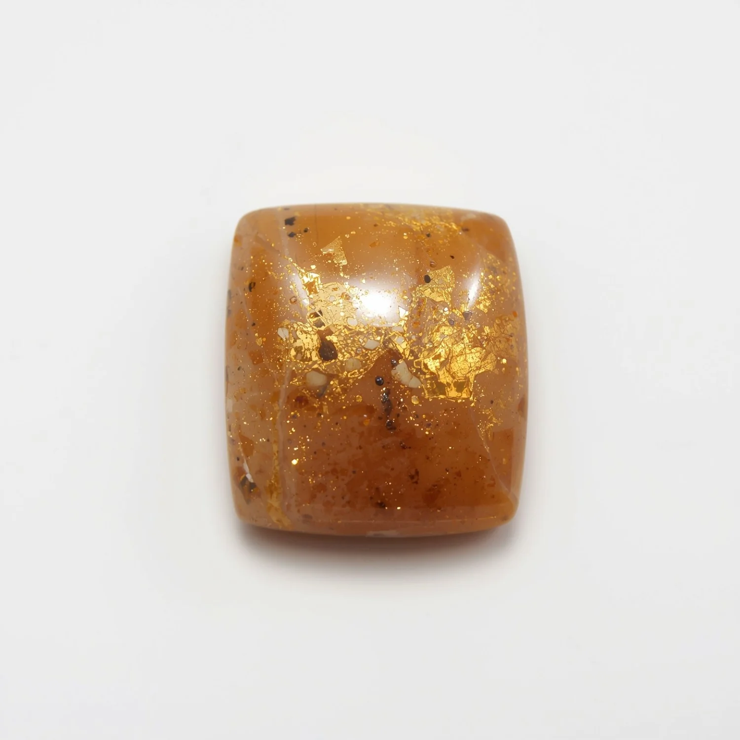 Sun Stone 1PC Large 11x11 MM Square Cabochon Blue Luster semi Precious Loose Gemstones - Image 2