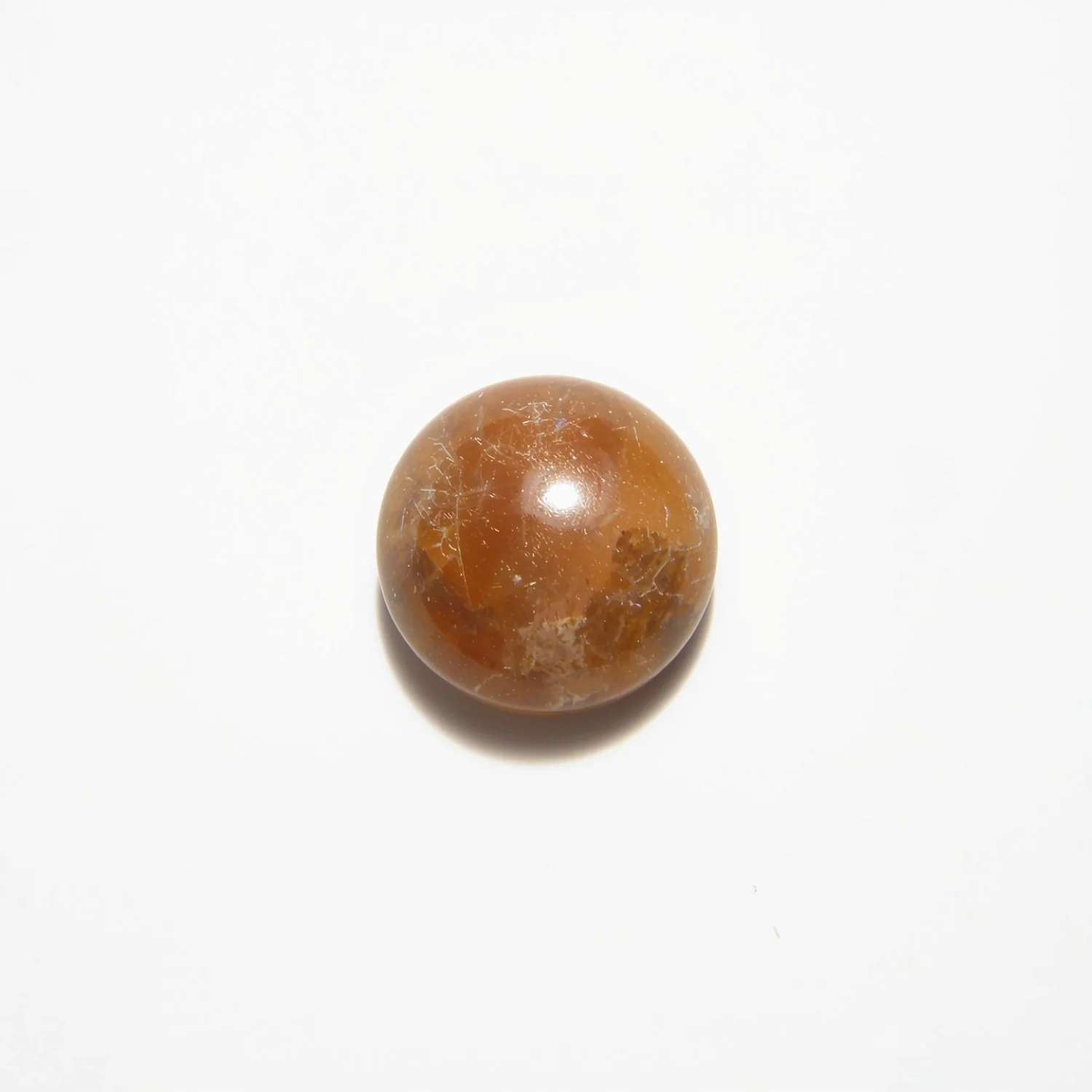 Sun Stone 1PC Small 7x7 MM Round Cabochon Blue Splendid semi Precious Gems - Image 2