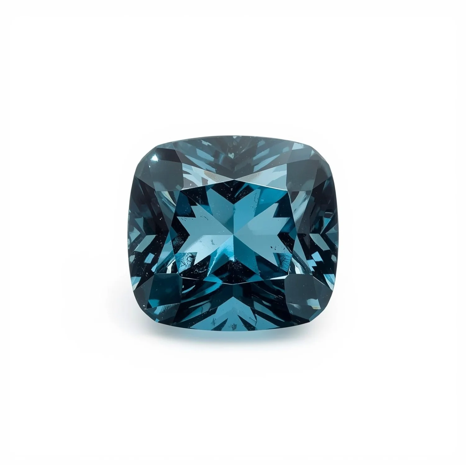 Swiss Blue Topaz 10PC Tiny 4x4 MM Cushion Faceted Blue Brilliant Semi Precious Loose Gemstones