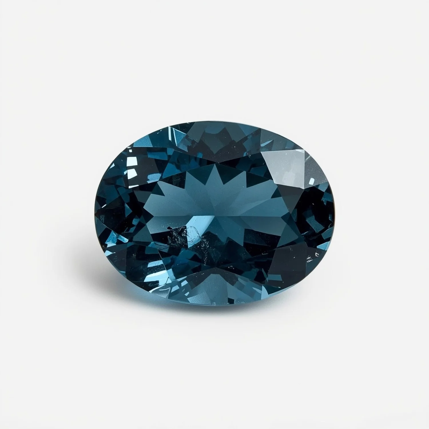 Swiss Blue Topaz 1PC Medium 8x10 MM Oval Faceted Blue Superior Semi Precious Loose Gemstone - Image 2