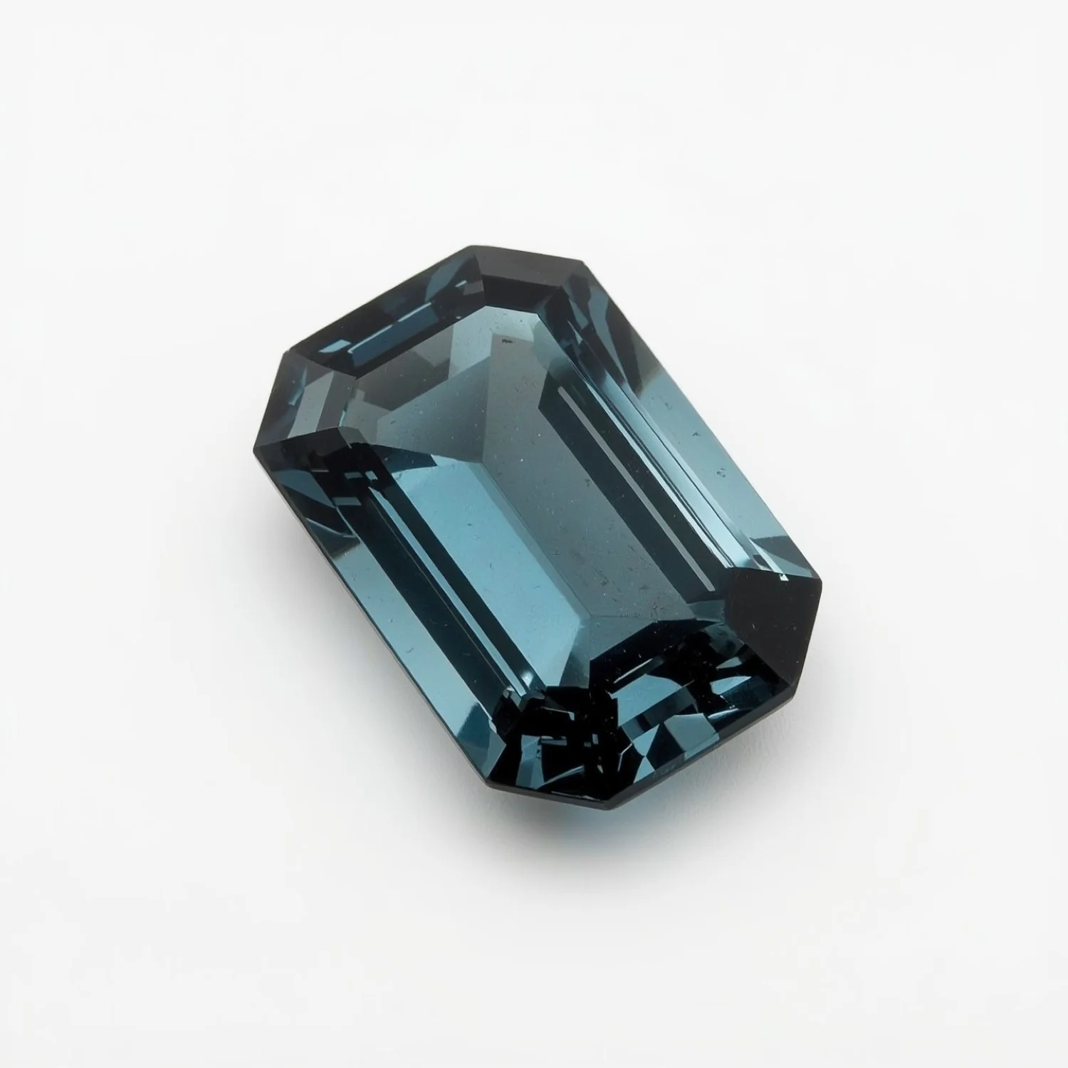 Swiss Blue Topaz 1PC Tiny 4x6 MM Emerald Faceted Blue Splendid Semi Precious Gems - Image 2