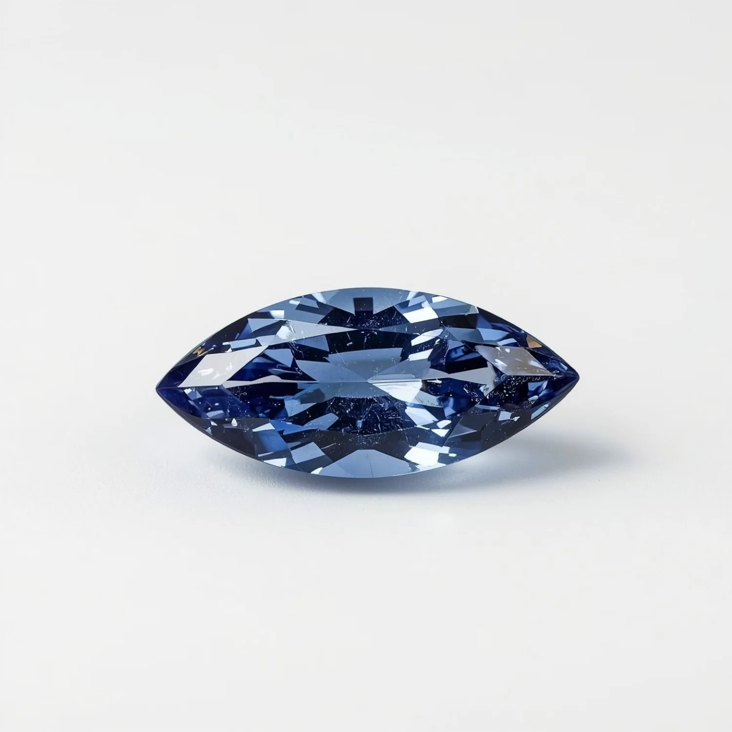 Tanzanite 10PC Tiny 2.5x5 MM Marquise Faceted Blue Shine Semi Precious Loose Gems - Image 2