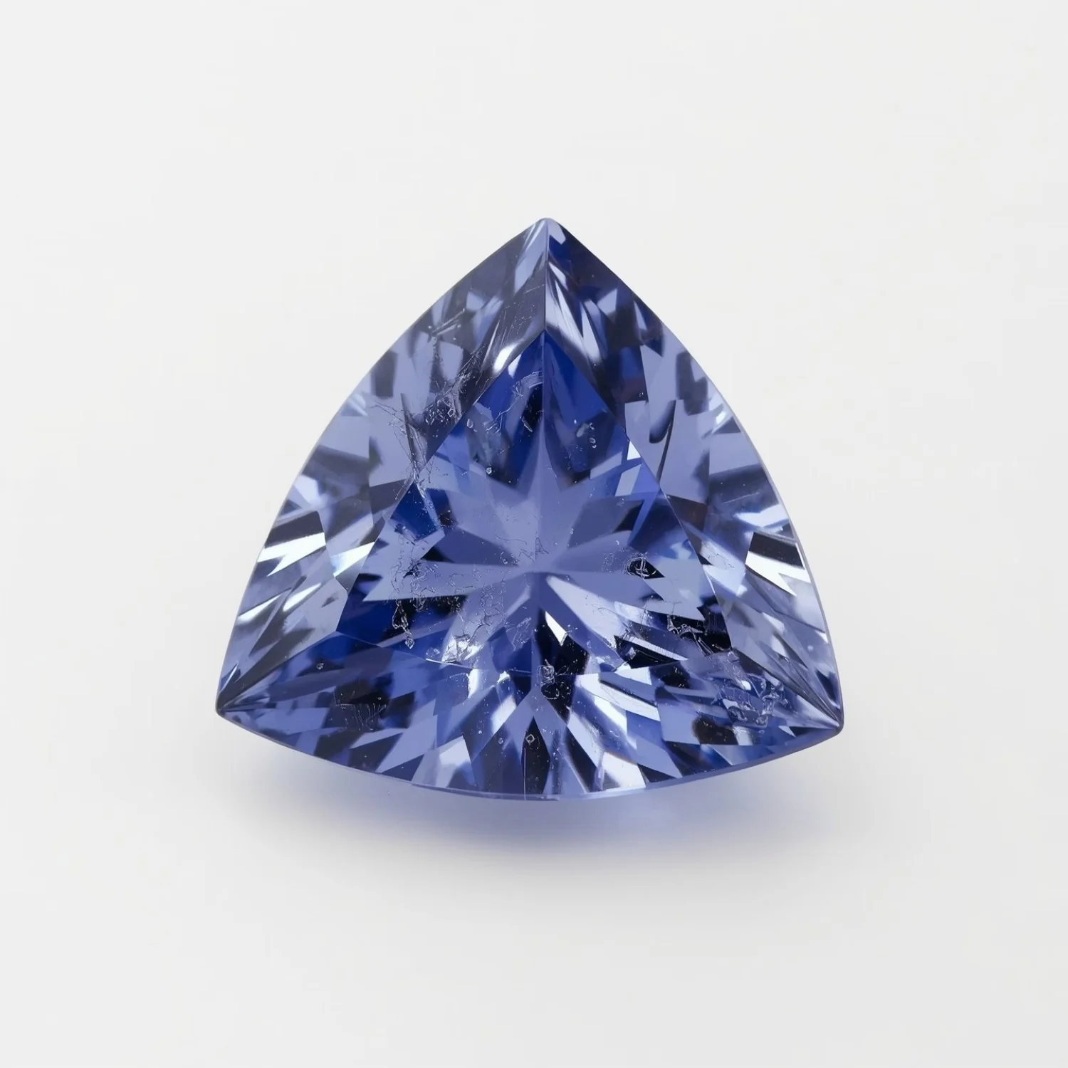 Tanzanite 1PC Chunky 15x15 MM Triangle Faceted Blue Superior Semi Precious Gems - Image 2