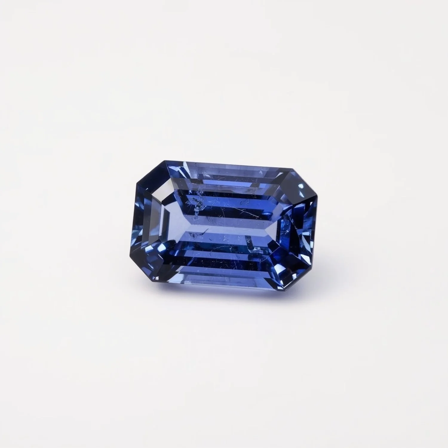 Tanzanite 1PC Medium 7x10 MM Emerald Faceted Blue Natural Semi Precious Gems - Image 2
