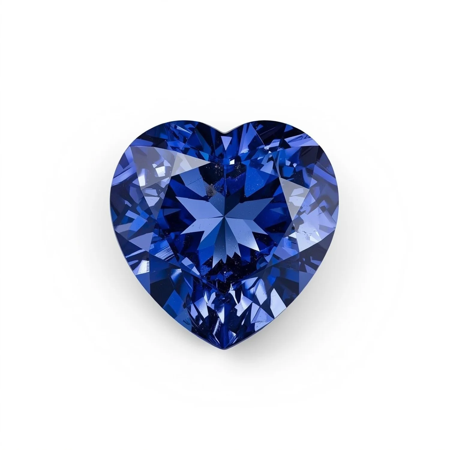 Tanzanite 1PC Medium 9x9 MM Heart Faceted Blue Lustrous Semi Precious Loose Gemstone - Image 2