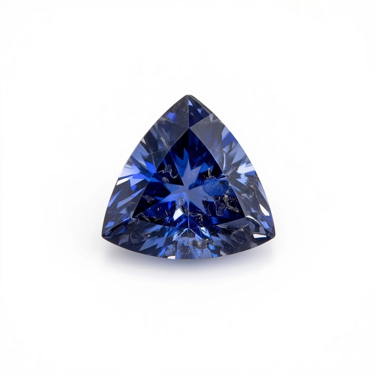 Tanzanite 1PC Tiny 5x5 MM Triangle Faceted Blue Sparkling Semi Precious Loose Gemstone - Image 2