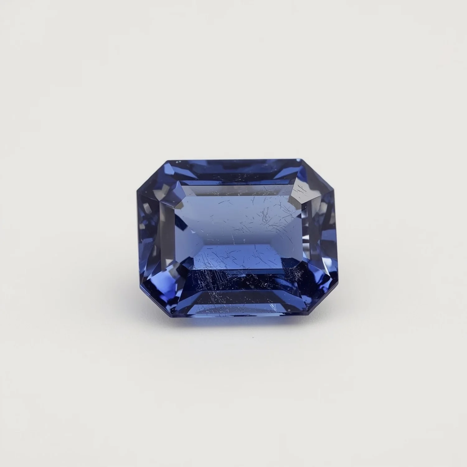 Tanzanite 1PC Tiny 5x7 MM Emerald Faceted Blue Lustrous Semi Precious Gems - Image 2