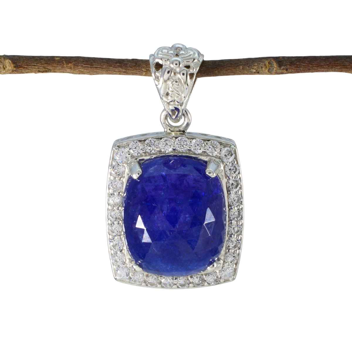Tanzanite Statement American 92.5 Silver multiple Audrey Sophisticated Blue Pendant Jewellery