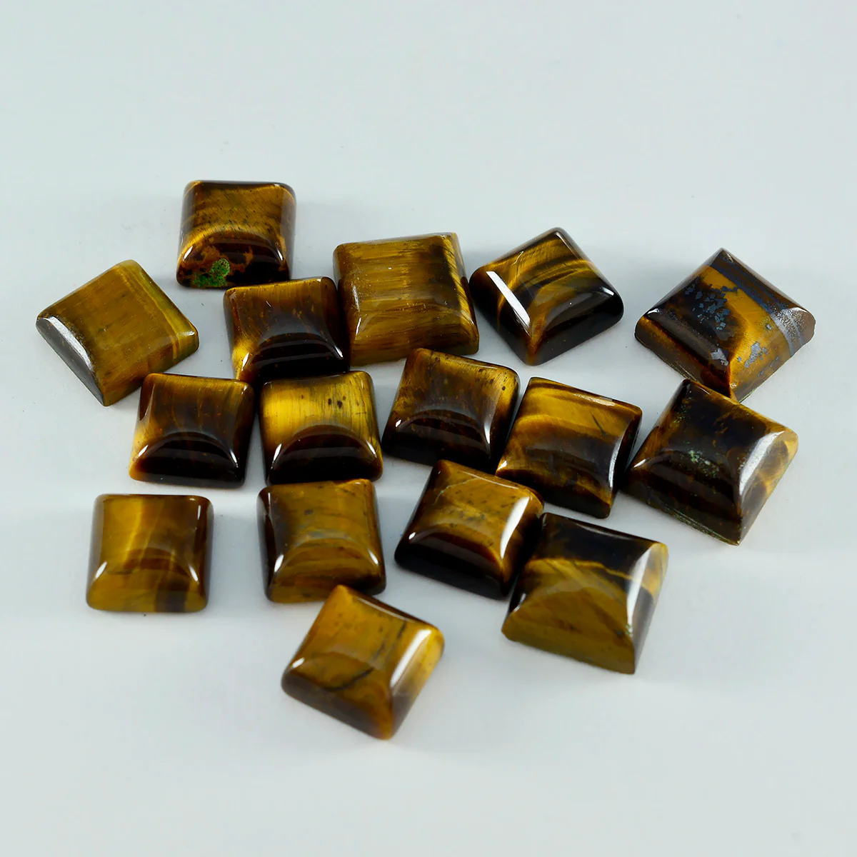 Tiger Eye 1PC Medium 9x9 MM Square Cabochon Brown Superior semi Precious Semi Precious Gemstone - Image 4