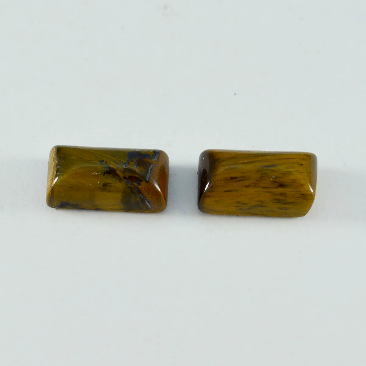 Tiger Eye 1PC Small 5x10 MM Baguette Cabochon Brown High-Quality semi Precious Loose Gemstones - Image 3