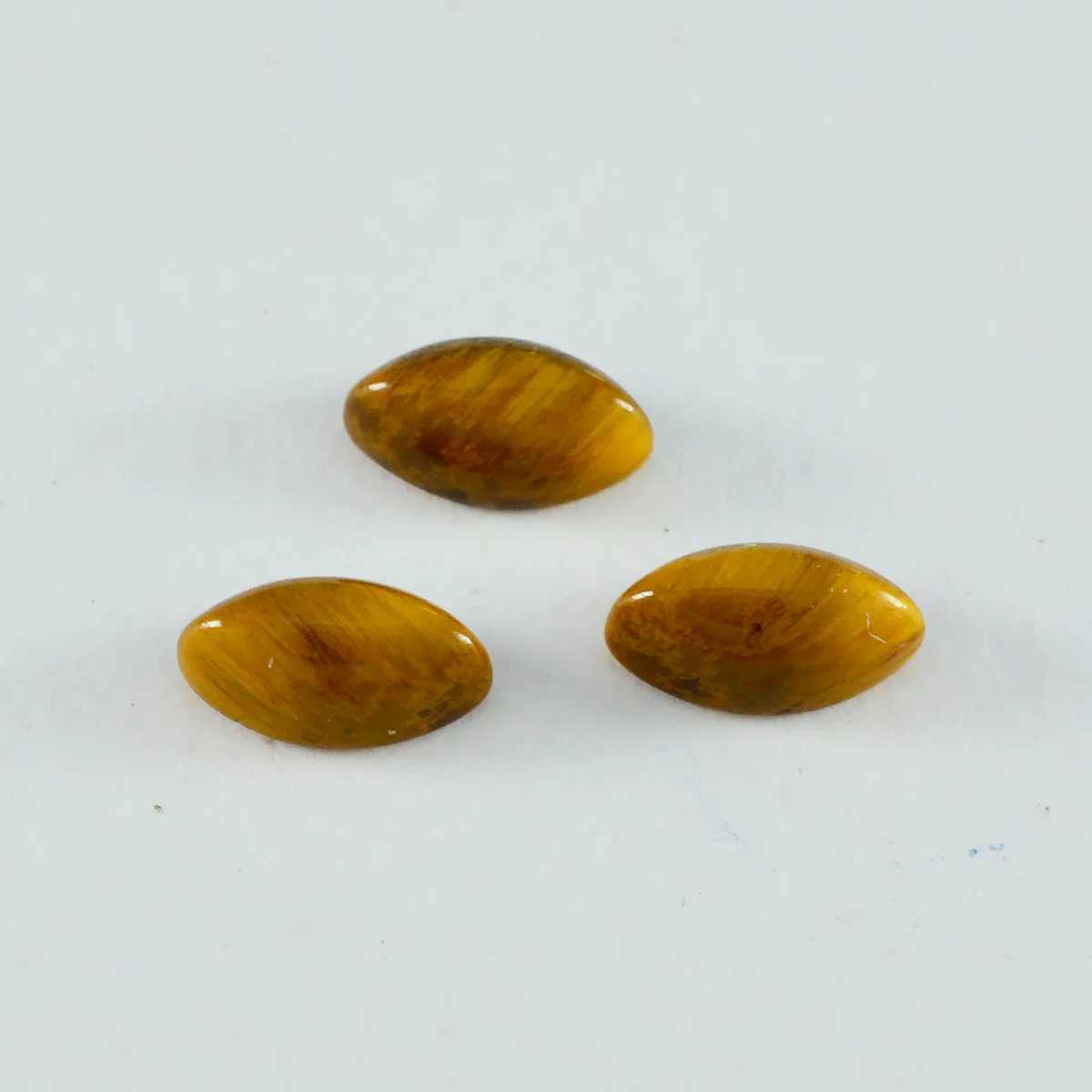 Tiger Eye 1PC Small 5x10 MM Marquise Cabochon Brown Pure semi Precious Loose Gemstones