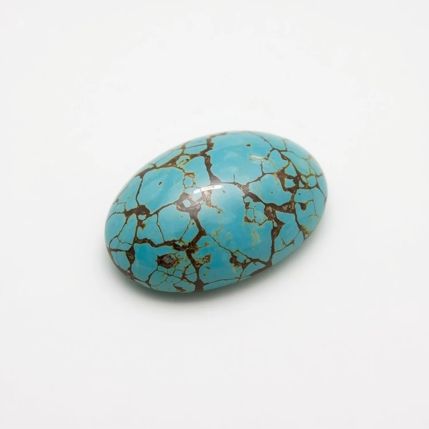 Turquoise 1PC Large 8x12 MM Oval Cabochon Blue High-Quality semi Precious Loose Gems - Image 2
