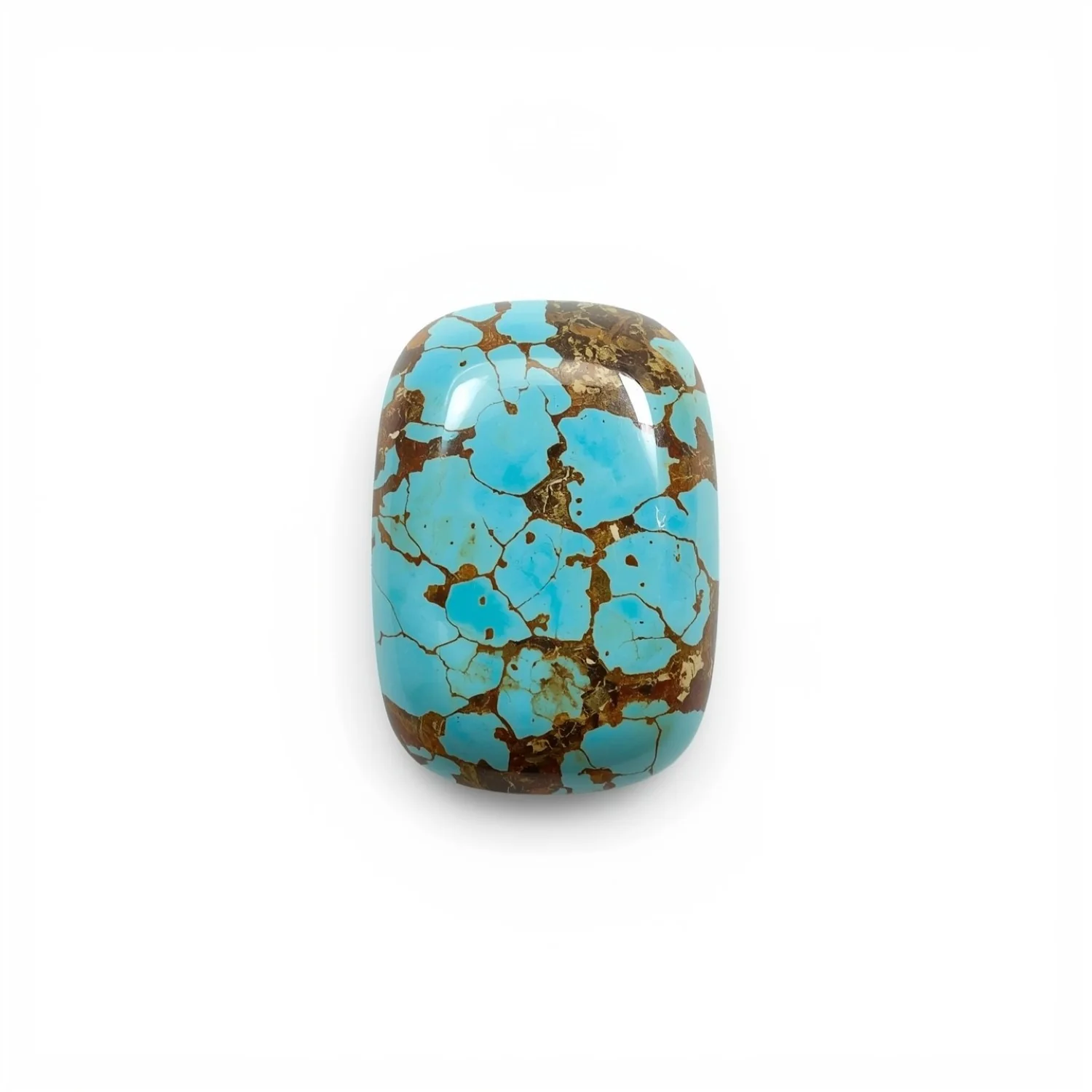Turquoise 1PC Small 6x9 MM Emerald Cabochon Blue Pure semi Precious Precious Gemstone