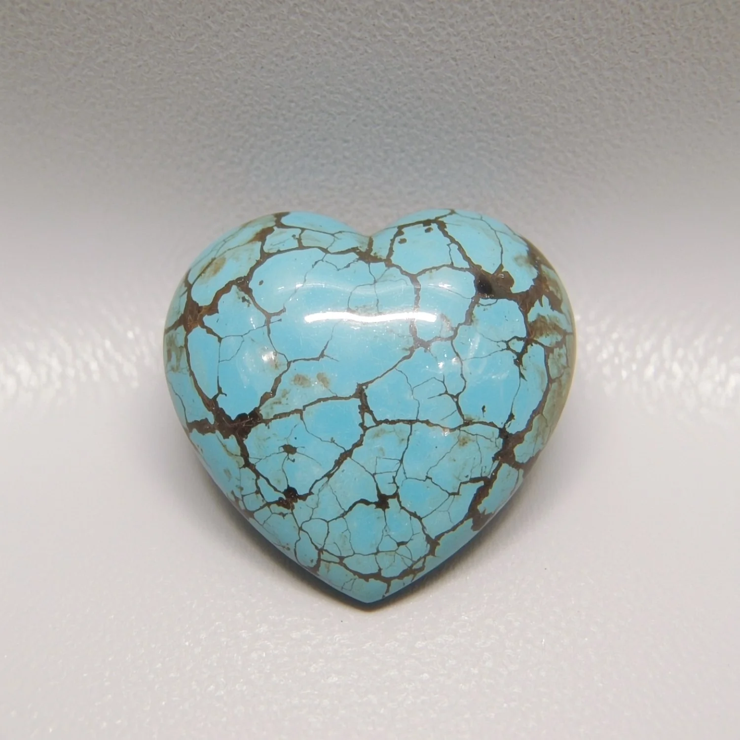 Turquoise 1PC Tiny 6x6 MM Heart Cabochon Blue Fine semi Precious Gems - Image 2