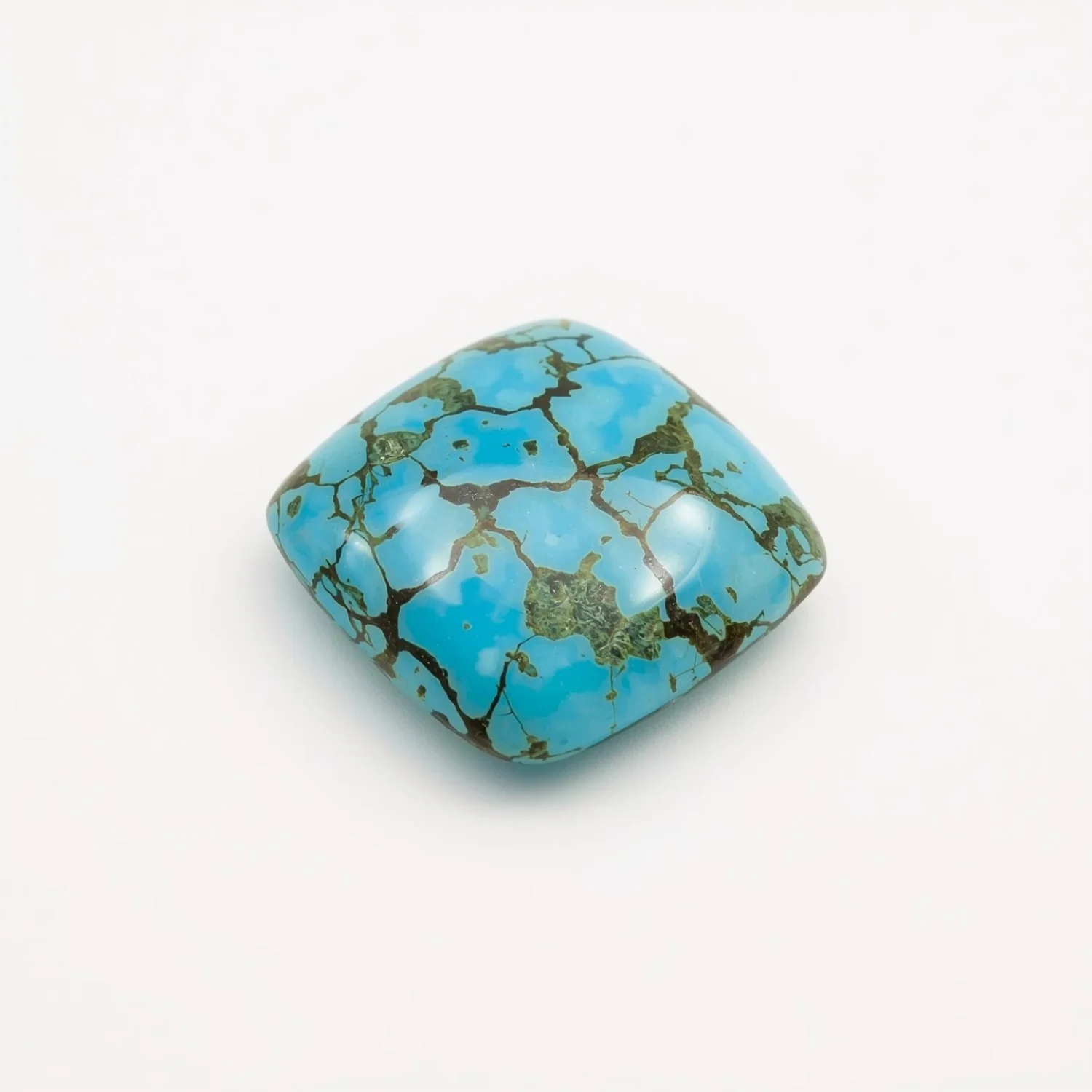 Turquoise 1PC Tiny 6x6 MM Square Cabochon Blue Splendid semi Precious Semi Precious Gemstone - Image 2