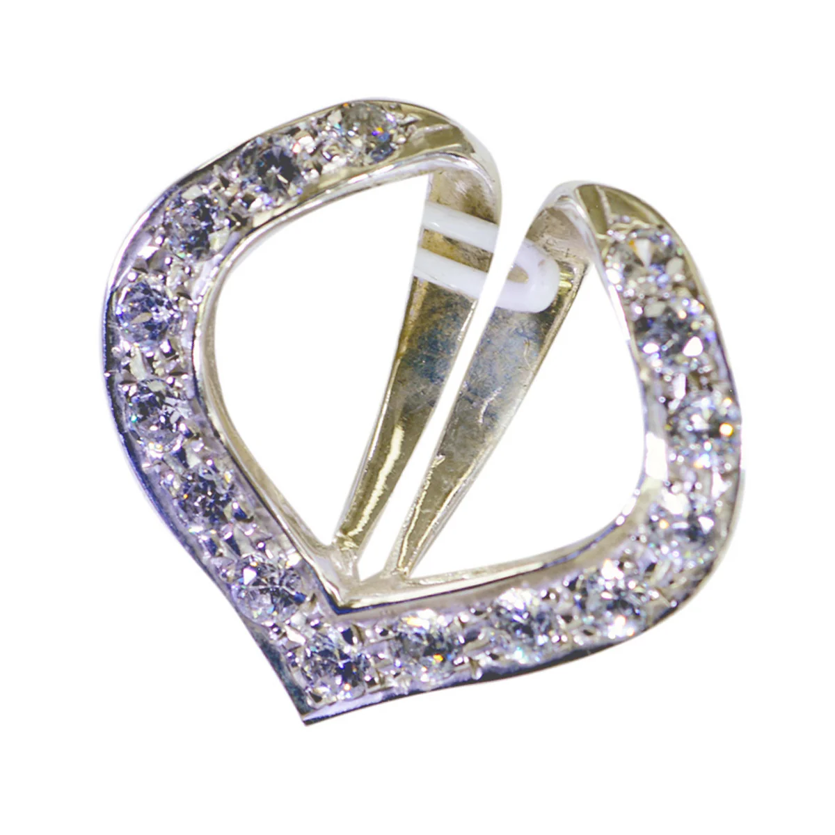 White CZ Classic Australian 92.5 Silver multiple Luisa Glamorous White Pendant Jewellery - Image 3