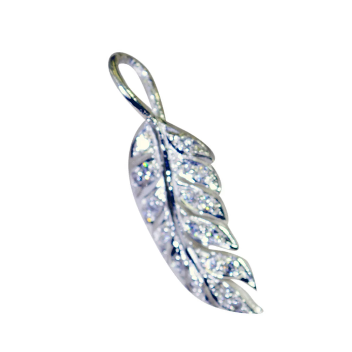 White CZ Featherlight Australian 92.5 Silver multiple Ida propsel White Pendant Jewellery - Image 2