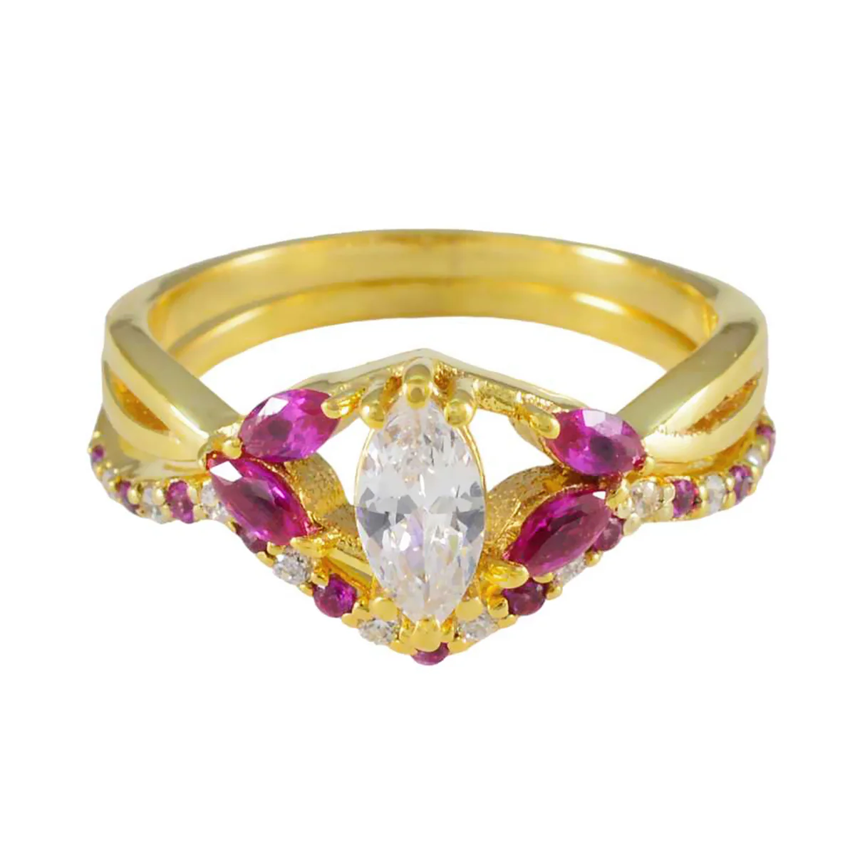 White CZ Halo Korean Sterling Silver White Gemstone Whisper-thin wedding Ring Jewelry