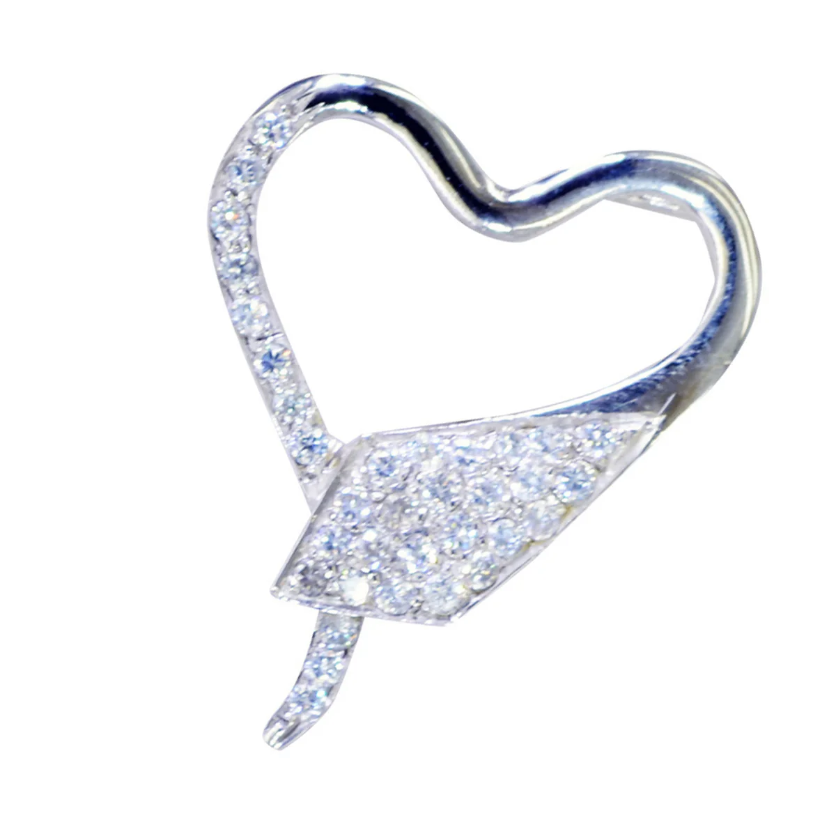 White CZ Tiny Australian Silver multiple Natalie Sophisticated White Pendant Jewelry - Image 3