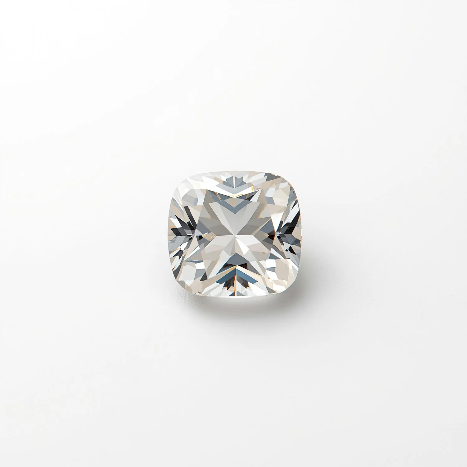 White Topaz 10PC Tiny 3x3 MM Cushion Faceted White Fiery Semi Precious Loose Gemstone - Image 2