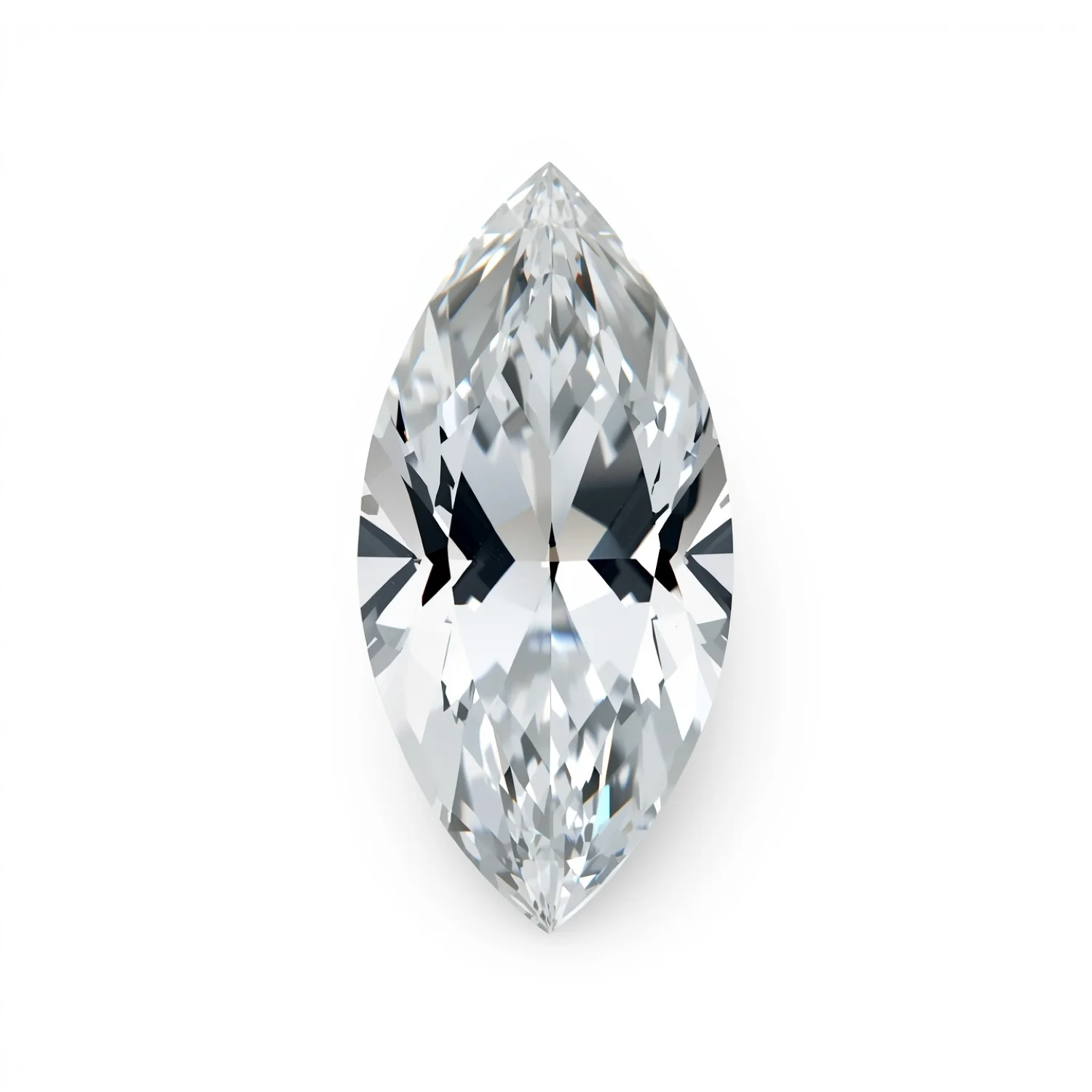 White Topaz 1PC Large 8x16 MM Marquise Faceted White Fine Semi Precious Gems - Image 2