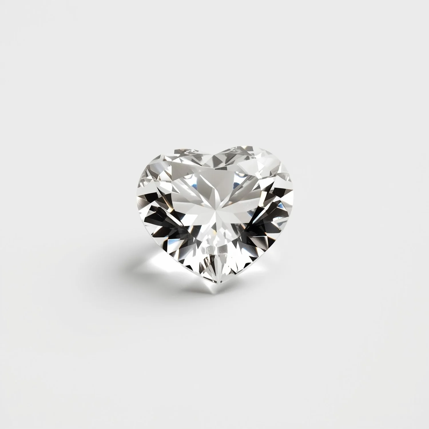 White Topaz 1PC Small 7x7 MM Heart Faceted White Splendid Semi Precious Loose Gemstone