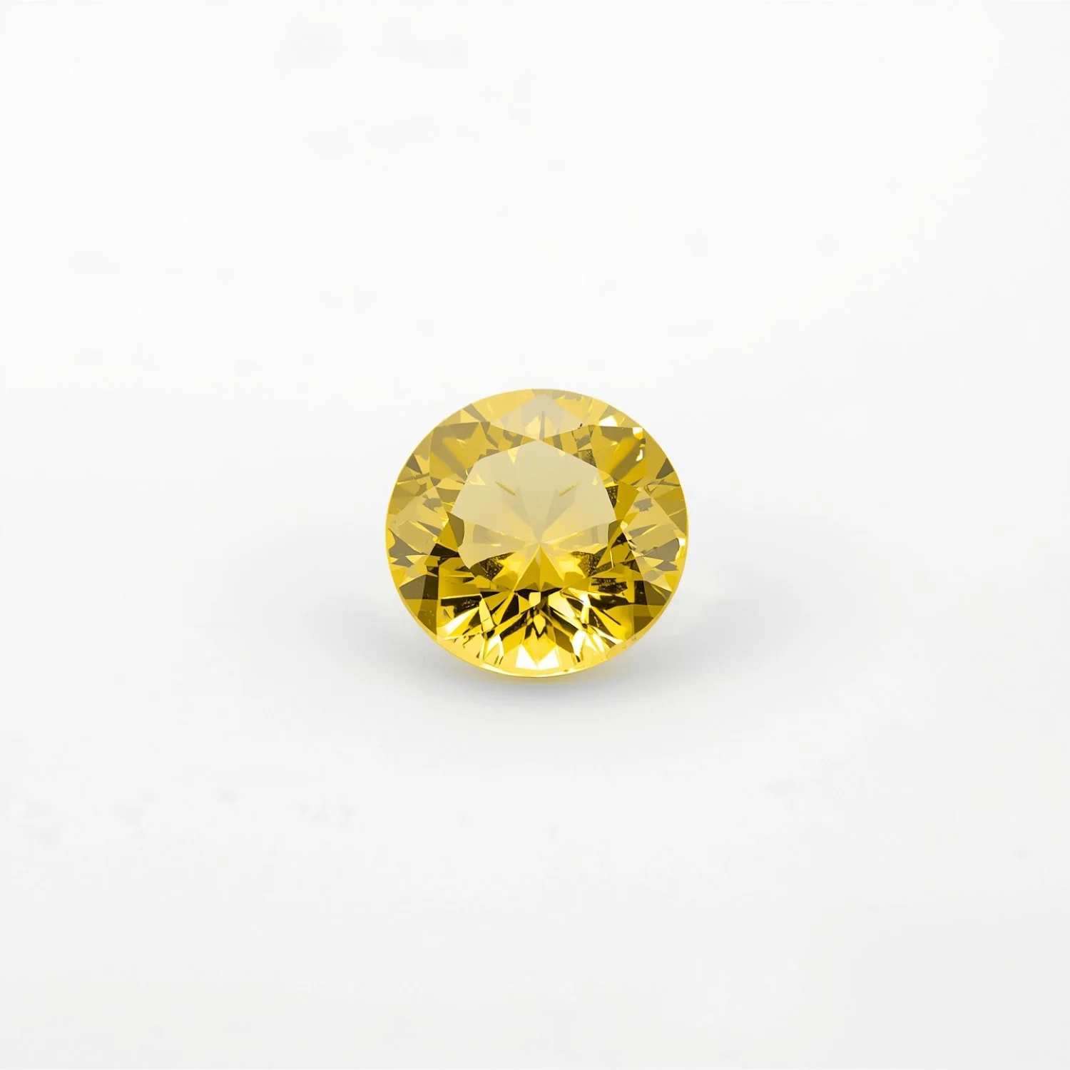 Yellow Sapphire 10PC Tiny 4x4 MM Round Faceted Yellow Brilliant Precious Loose Gems